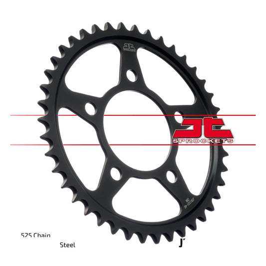 JT Rear Sprocket JTR1331.42ZBK - Black Zinc