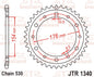 JT Rear Sprocket JTR1340.44