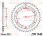 JT Rear Sprocket JTR1346.44