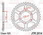 JT Rear Sprocket JTR2014.47