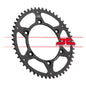 JT Rear Sprocket JTR251.50SC - Self Cleaning Lightweight