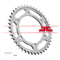 JT Rear Sprocket JTR499.42