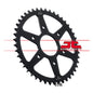 JT Rear Sprocket JTR890.45ZBK - Black Zinc