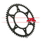 JT Rear Sprocket JTR897.52SC - Self Cleaning Lightweight