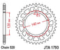 JT Racelite Aluminium Black Sprocket JTA1793.45BLK