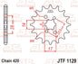 JT Front Sprocket JTF1129.13