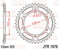 JT Rear Sprocket JTR1876.43