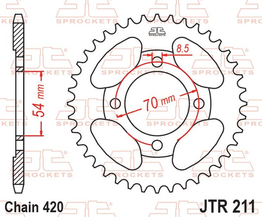 JT Rear Sprocket JTR211.39