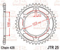 JT Rear Sprocket JTR25.60