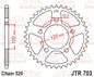 JT Rear Sprocket JTR703.42