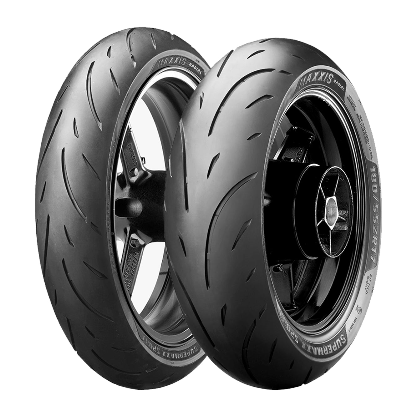 Maxxis Supermaxx Sport MA-SP Dual Compound - Matched tyre pair 120/70-ZR17 and 180/55-ZR17