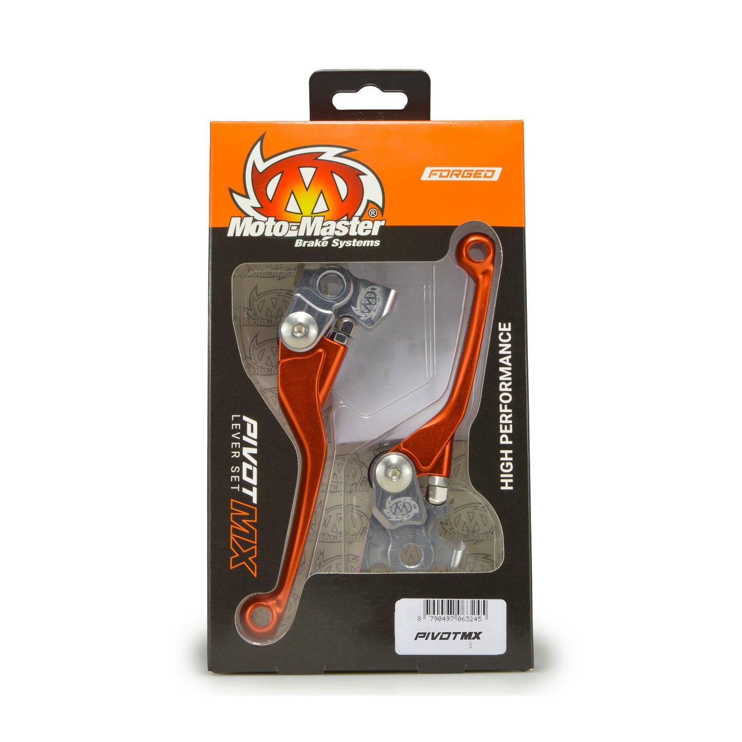 Moto-Master Pivot MX Lever Set - Forged Orange - KTM - 101395