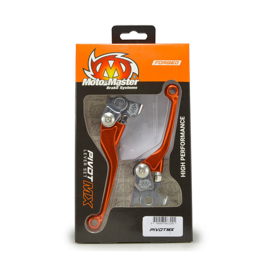Moto-Master Pivot MX Lever Set - Forged Orange - KTM - 101395