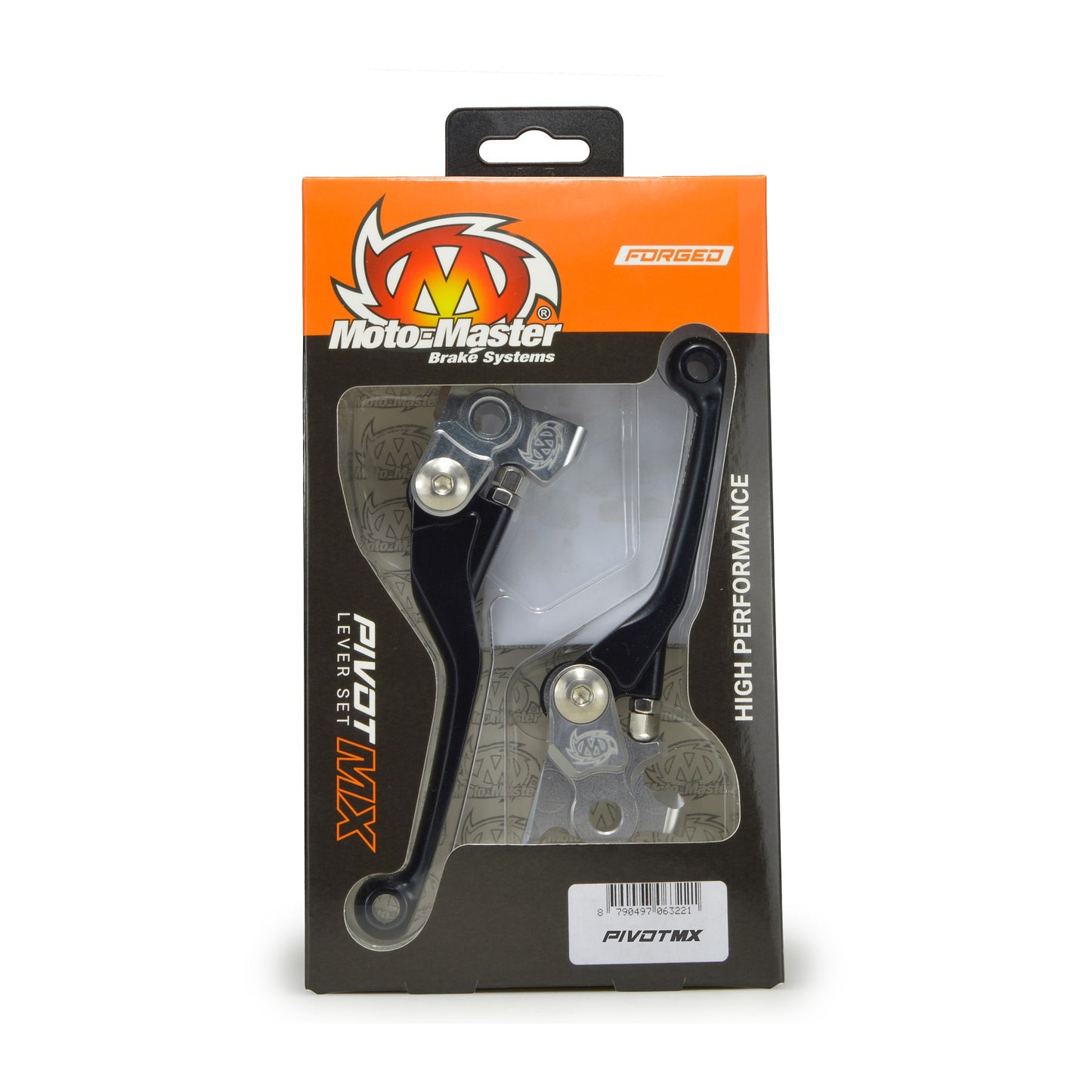 Moto-Master Pivot MX Lever Set - Forged Black - Husqvarna - 101402
