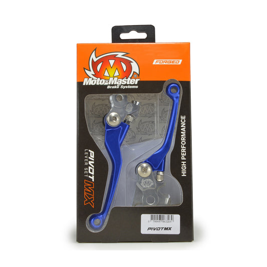 Moto-Master Pivot MX Lever Set - Forged Blue - Husqvarna - 101404