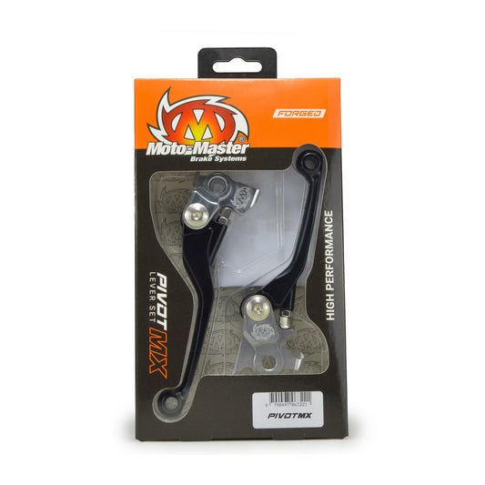 Moto-Master Pivot MX Lever Set - Forged Black - Honda CRF450R (2021-) - 101742