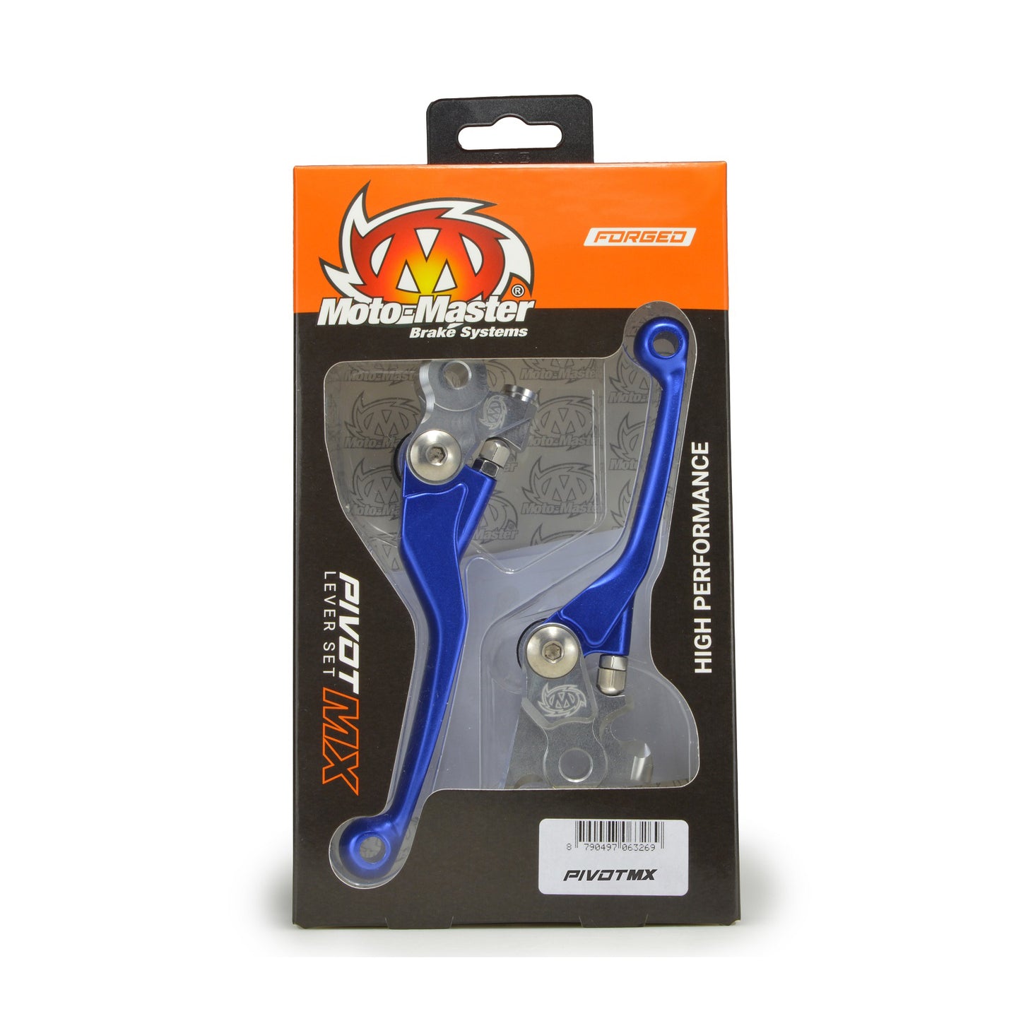 Moto-Master Pivot MX Lever Set - Forged Blue - GasGas/Husqvarna (Braktec) - 101784