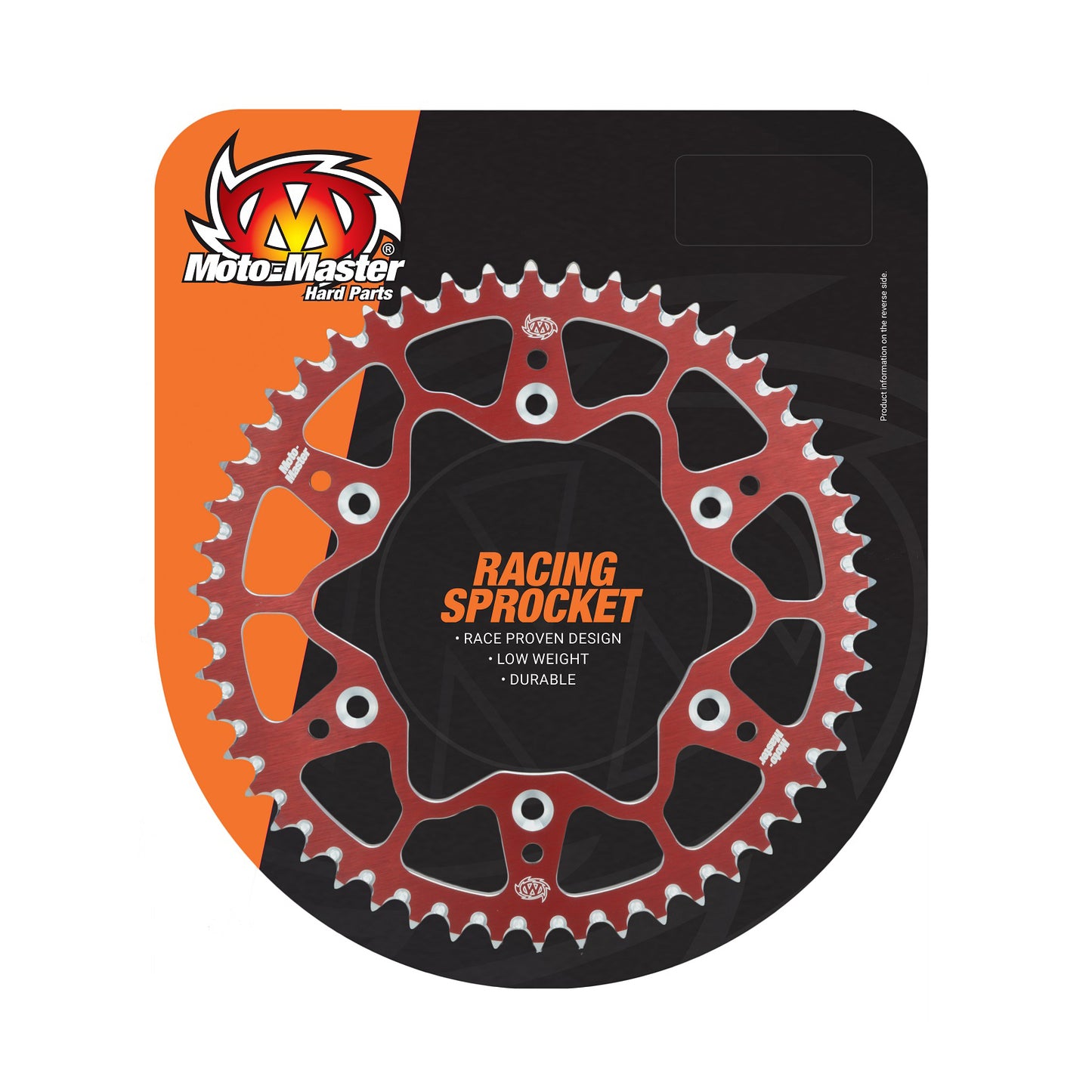 Moto-Master 7075 Alu Rear Sprocket - Red - 520-51 - Honda