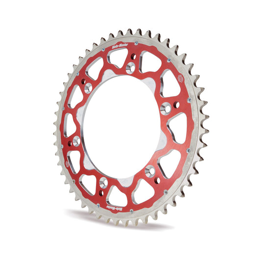 Moto-Master Fusion Dual Ring Rear Sprocket - Red - 520-50 - Honda