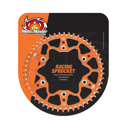 Moto-Master 7075 Alu Rear Sprocket - Orange - 520-52 - KTM/Hqv/GasGas