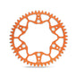 Moto-Master 7075 Alu Rear Sprocket - Orange - 520-52 - KTM/Hqv/GasGas