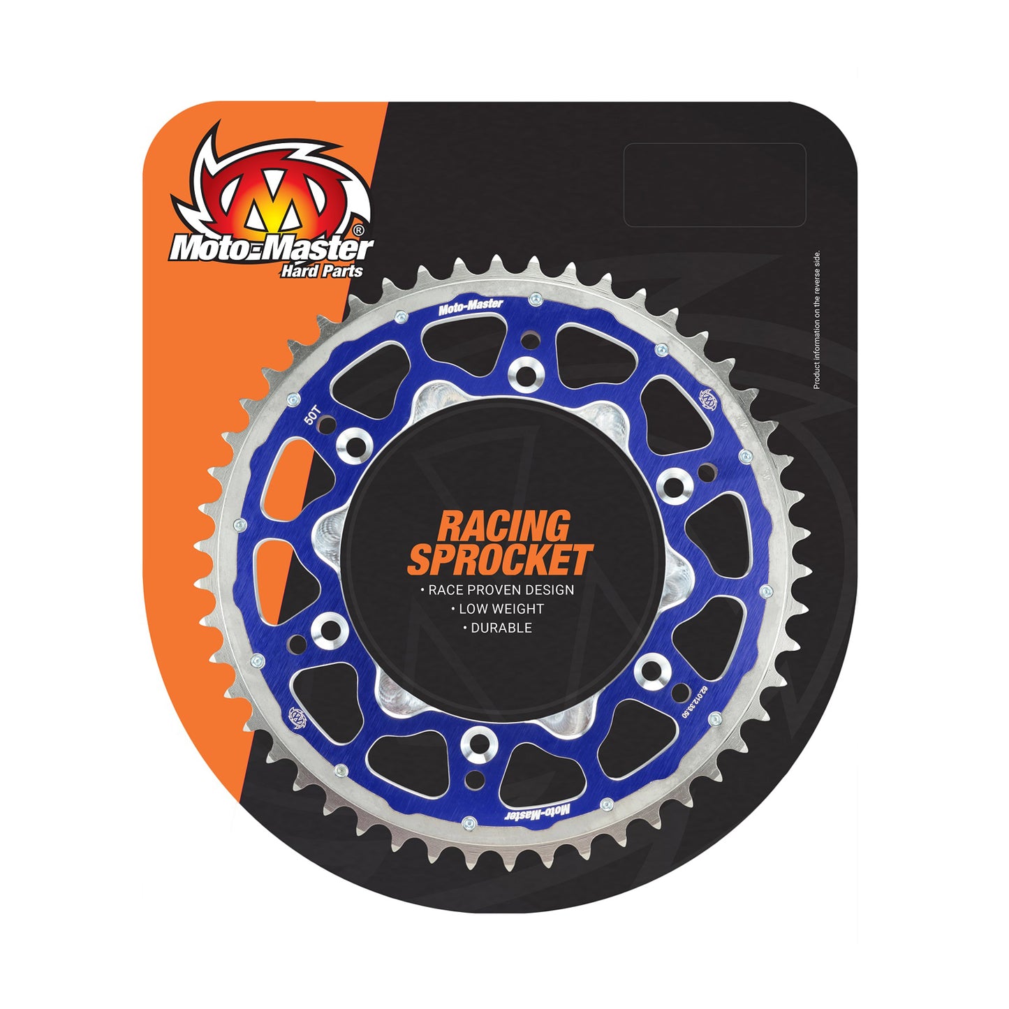 Moto-Master Fusion Dual Ring Rear Sprocket - Blue - 520-50 - KTM/Hqv/GasGas