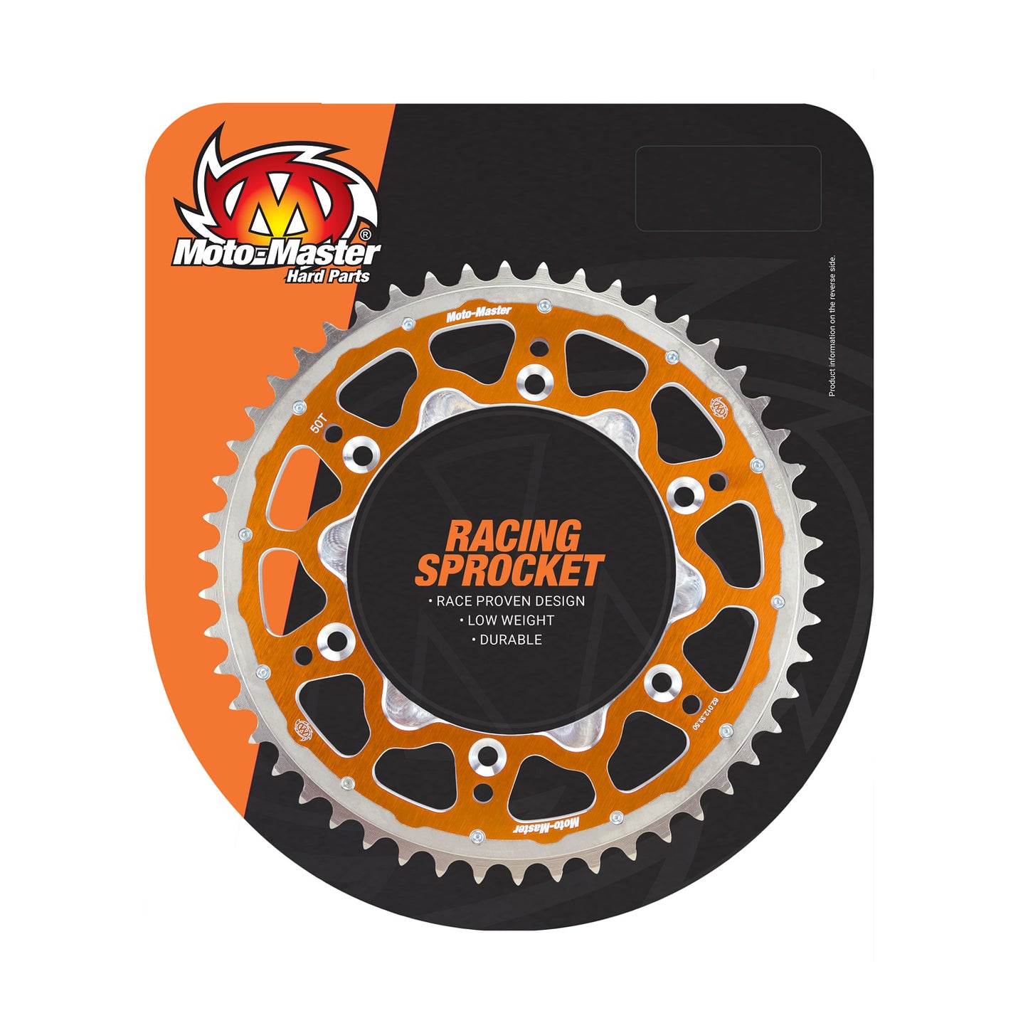 Moto-Master Fusion Dual Ring Rear Sprocket - Orange - 520-50 - KTM/Hqv/GasGas
