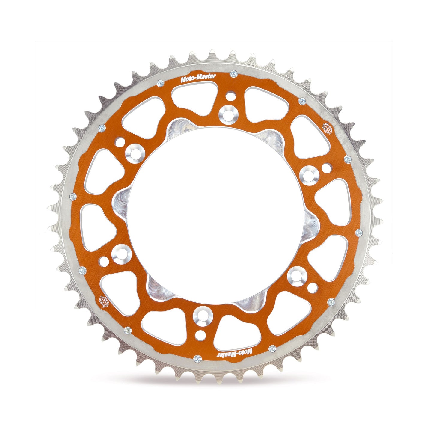 Moto-Master Fusion Dual Ring Rear Sprocket - Orange - 520-51 - KTM/Hqv/GasGas