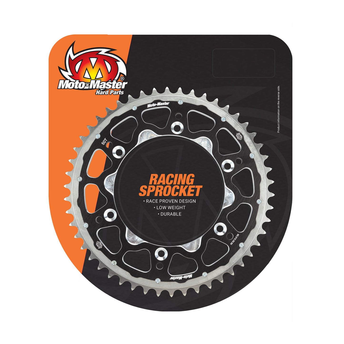 Moto-Master Fusion Dual Ring Rear Sprocket - Black - 428-50 - KTM/Hqv/GasGas 85SX TC85 MC85 04-25