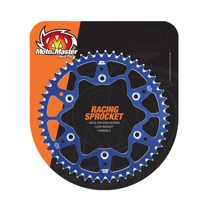 Moto-Master 7075 Alu Rear Sprocket - Blue - 520-50 - Yamaha