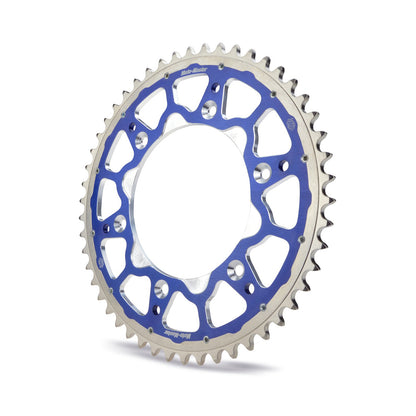Moto-Master Fusion Dual Ring Rear Sprocket - Blue - 520-49 - Yamaha