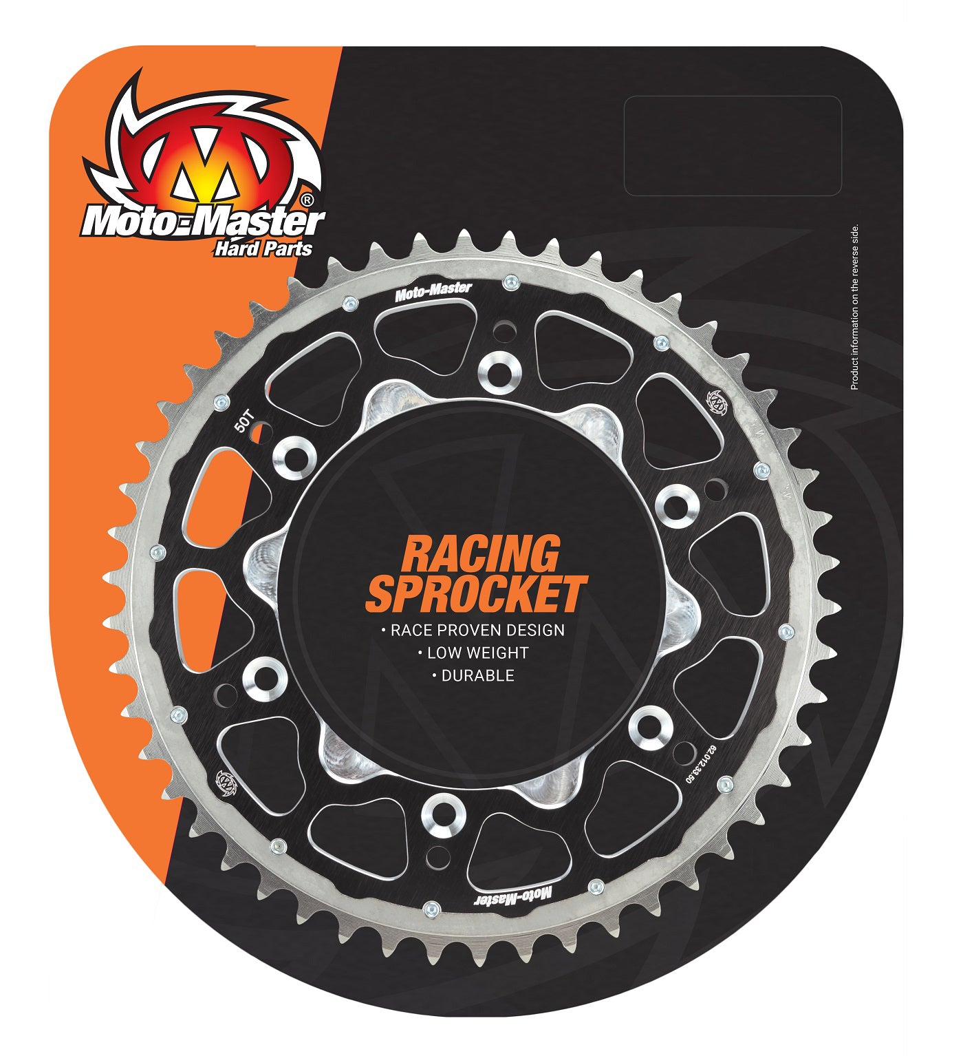 Moto-Master Fusion Dual Ring Rear Sprocket - Black 520-49 - Beta/GasGas/Husqvarna/Sherco/Suzuki
