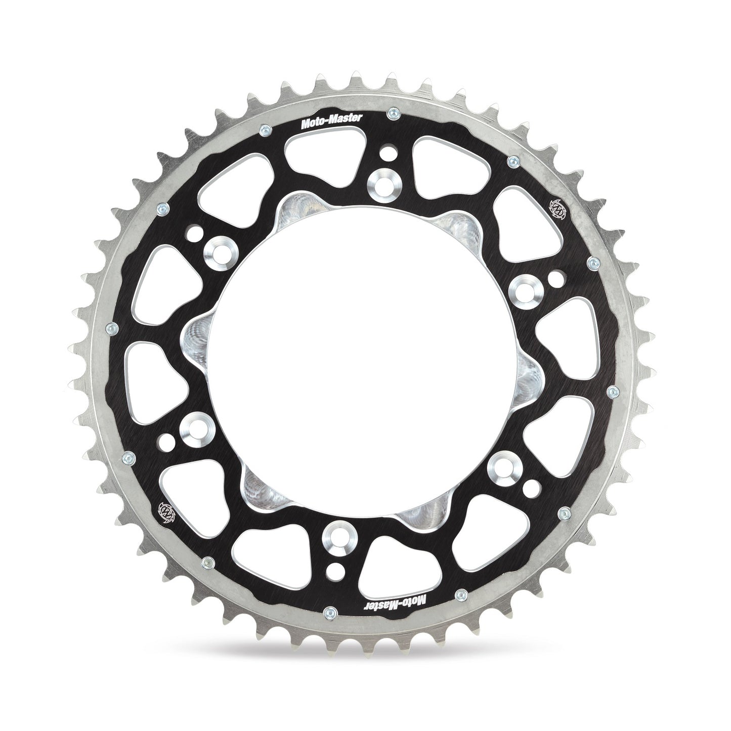 Moto-Master Fusion Dual Ring Rear Sprocket - Black 520-49 - Beta/GasGas/Husqvarna/Sherco/Suzuki