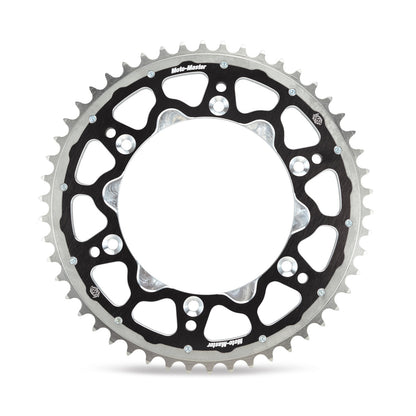 Moto-Master Fusion Dual Ring Rear Sprocket - Black 520-49 - Beta/GasGas/Husqvarna/Sherco/Suzuki