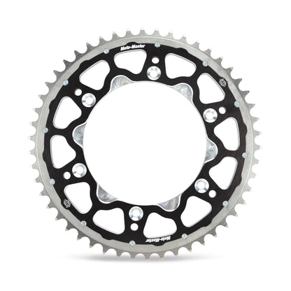 Moto-Master Fusion Dual Ring Rear Sprocket - Black 520-51 - Beta/GasGas/Husqvarna/Sherco/Suzuki