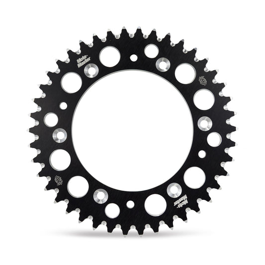 Moto-Master 7075 Alu Rear Sprocket - Black - 415-39 - KTM/Hqv/GasGas 50SX TC50 MC50 14-25