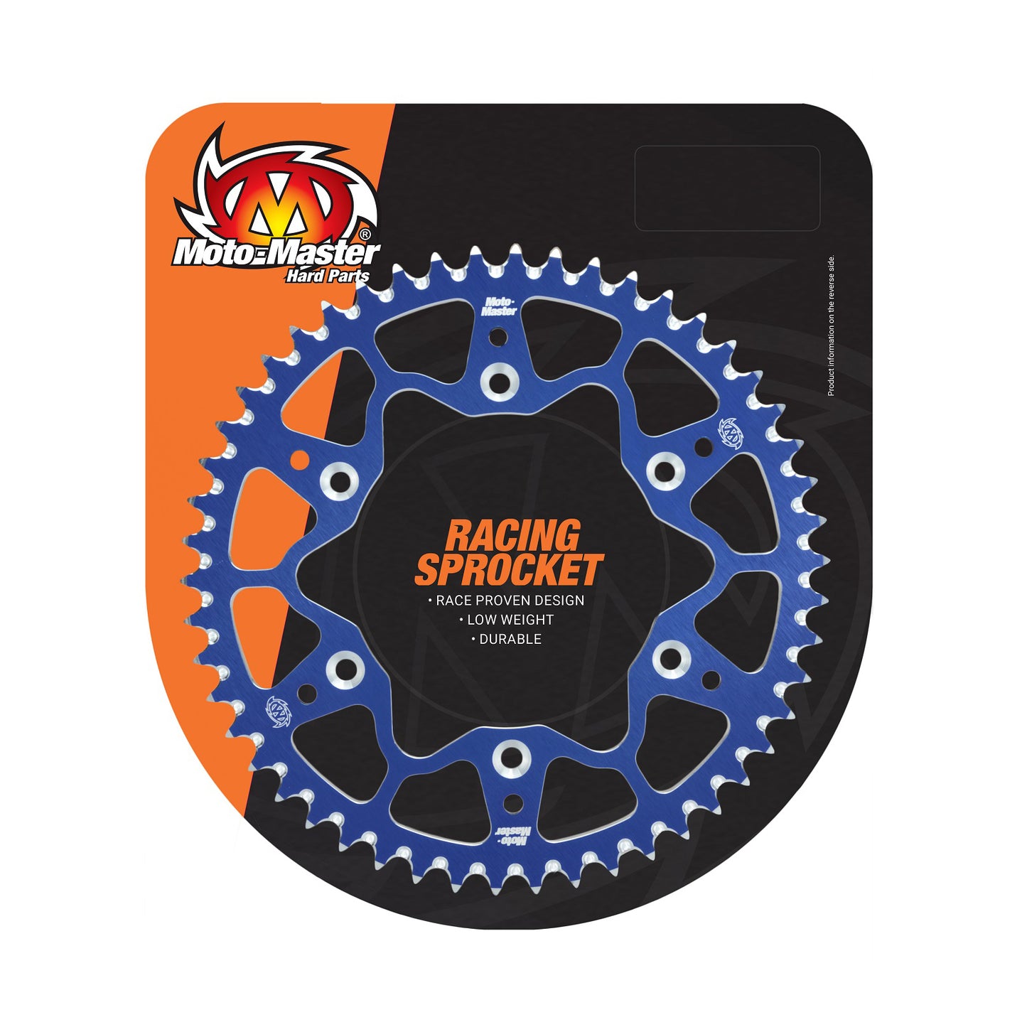 Moto-Master 7075 Alu Rear Sprocket - Blue - 420-48 - Yamaha YZ65 (2018-)