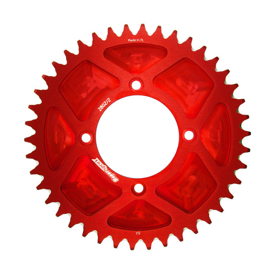 Supersprox Aluminium Rear Trials 2802/2-41 Red Solid Trial Rear AP-BT2802S