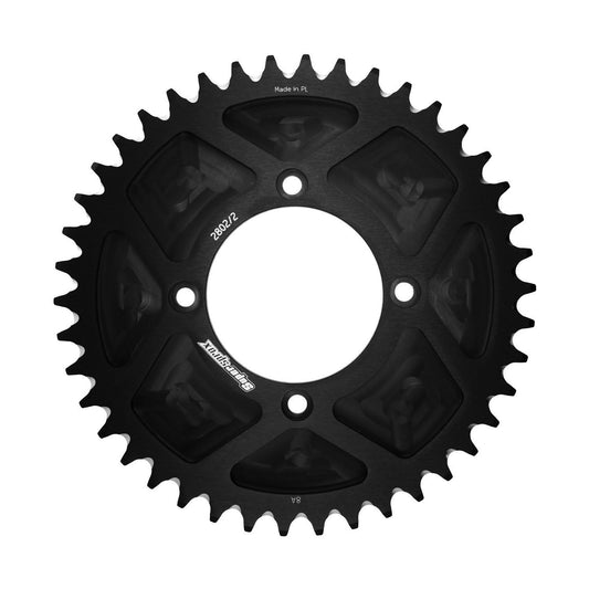 SUPERSPROX ALUMINIUM REAR TRIALS 2802/2-43 BLACK SOLID TRIAL REAR AP-BT2802S