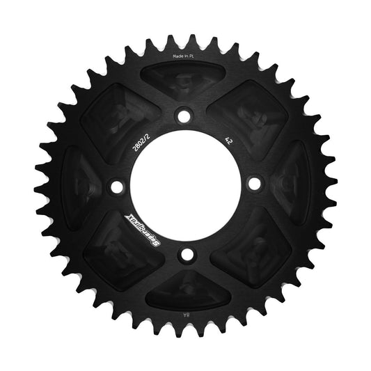 Supersprox Aluminium Rear Trials 2802/2-42 Black Solid Trial Rear AP-BT2802S