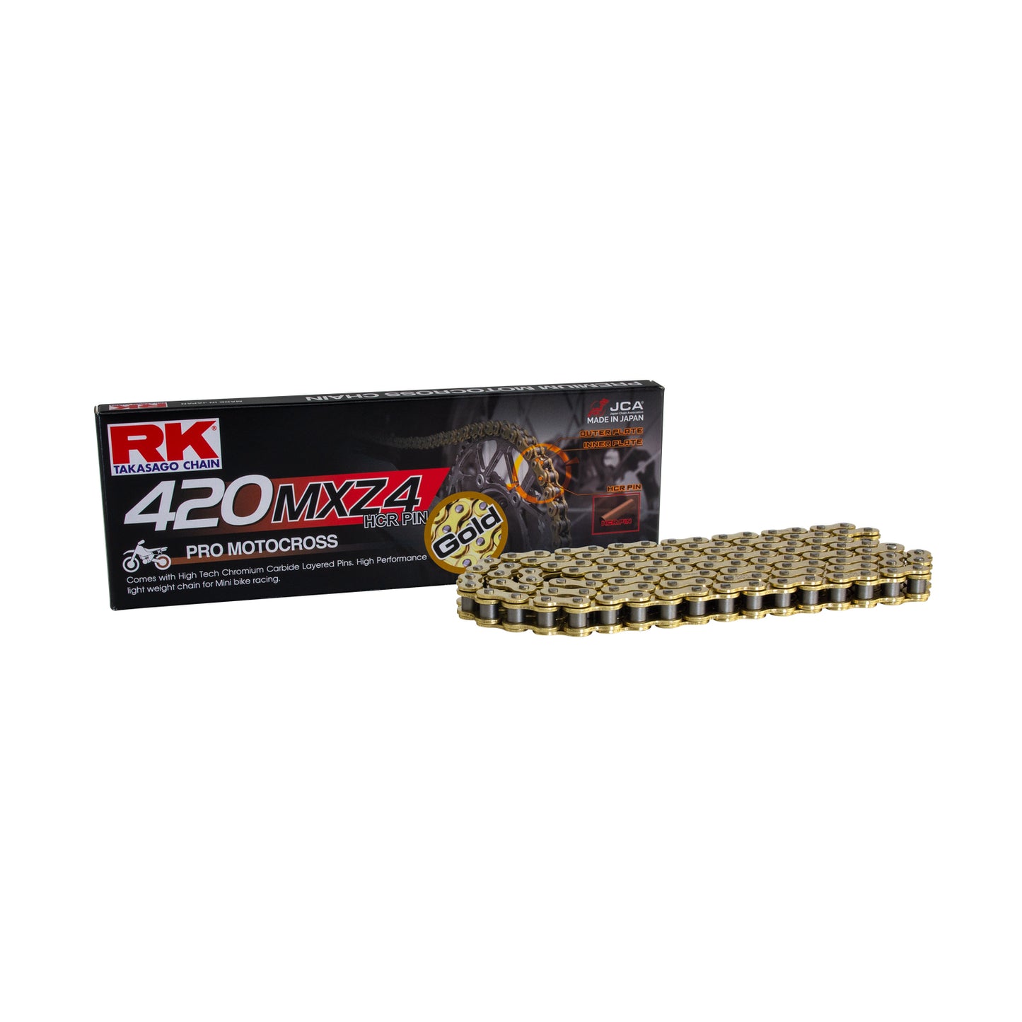 RK GB420MXZ4-126 Gold Pro MX Chain