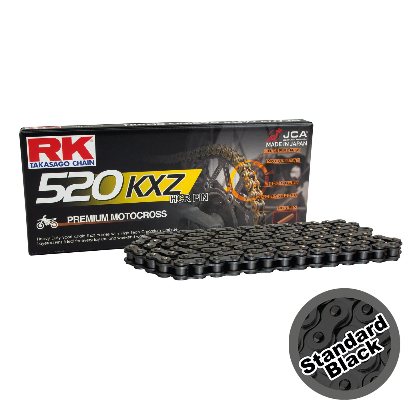 RK 520KXZ-CL Premium MX Con Clip Link
