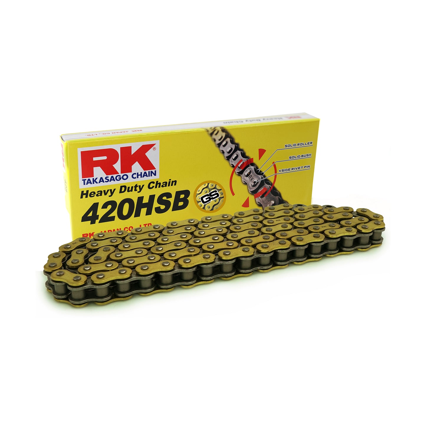 RK GS420HSB-CL Gold Heavy Duty Con Clip Link