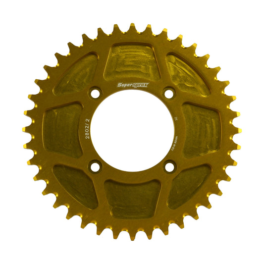 Supersprox Aluminium Rear Trials 2802/2-39 Gold Solid Trial Rear AP-BT2802S