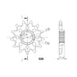 Supersprox Front MX Grooved CST-1902:14 CST4065 Sprocket JTF1902