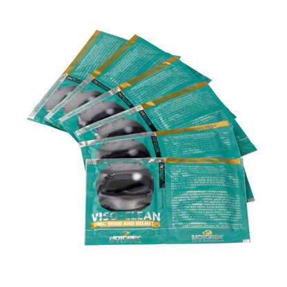 Motorex Visor Clean Box - Per 72 (12 Packs Of 6 Wipes Per Pack)