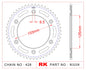 Sprocket Rear RK-B3228-54 JTR1258 Afam 10228