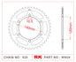 Sprocket Rear RK-B5624-38 JTR498 Afam 16605