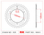 Sprocket Rear RK-B5631-42 JTR899 Afam 71800