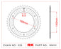 Sprocket Rear RK-B5633-41 JTR6 Afam 92634 (8.5mm mount holes)